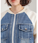 ナイロンデニムドッキングブルゾン