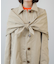 スカーフ付スプリングコート