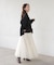 チュールフレアスカート