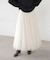 チュールフレアスカート