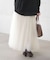 チュールフレアスカート