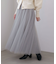 チュールフレアスカート
