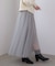 チュールフレアスカート