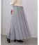 チュールフレアスカート