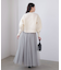 チュールフレアスカート