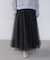 チュールフレアスカート
