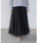 チュールフレアスカート