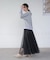 チュールフレアスカート