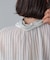 シアーツイルストライプブラウス