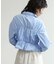【Bab】シャーリングリボンショートブラウス
