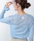 【Bab】シアードットフリルカットソー