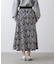 エンブロイダリーフレアスカート