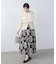 エンブロイダリーフレアスカート