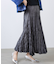 ワッシャーマットサテンスカート