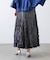 ワッシャーマットサテンスカート