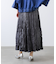 ワッシャーマットサテンスカート