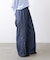 ライトデニムイージーワイドパンツ