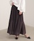 ワッシャーティアードスカート