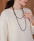 ビーズフリーネックレス