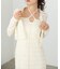 【Bab】【選べるサイズ展開】配色メローカーディガン＋ワンピースSET