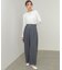 【Bab】【選べるサイズ展開】ツータックルーズベルト付スラックスパンツ