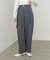 【Bab】【選べるサイズ展開】ツータックルーズベルト付スラックスパンツ