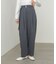 【Bab】【選べるサイズ展開】ツータックルーズベルト付スラックスパンツ
