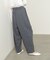 【Bab】【選べるサイズ展開】ツータックルーズベルト付スラックスパンツ