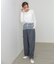 【Bab】【選べるサイズ展開】ツータックルーズベルト付スラックスパンツ