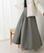 タックボリュームフレアスカート