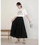 パンチング2WAYタックスカート