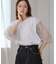 【Bab】シアーボリュームスリーブトップス
