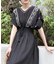 フロント刺繍ウエストシャーリングワンピース