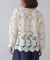 ケミカルレースブラウス