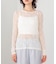 【Bab】メッシュレースプルオーバー