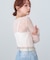 【Bab】メッシュレースプルオーバー
