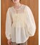 前後2WAY袖ボリュームリボンブラウス