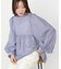 前後2WAY袖ボリュームリボンブラウス