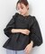 前後2WAY袖ボリュームリボンブラウス