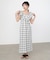 【Bab】2WAYバルーンチェックワンピース