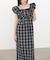 【Bab】2WAYバルーンチェックワンピース