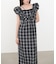 【Bab】2WAYバルーンチェックワンピース