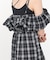 【Bab】2WAYバルーンチェックワンピース