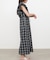 【Bab】2WAYバルーンチェックワンピース