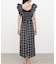 【Bab】2WAYバルーンチェックワンピース