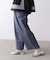 デニムライクRELAXイージーパンツ