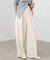 【Bab】【サイズ展開あり】ツータックワイドパンツ