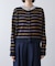 ボーダークルーカーディガン