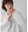 袖カットワークレースブラウス