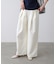 スレンダーベルトワイドパンツ